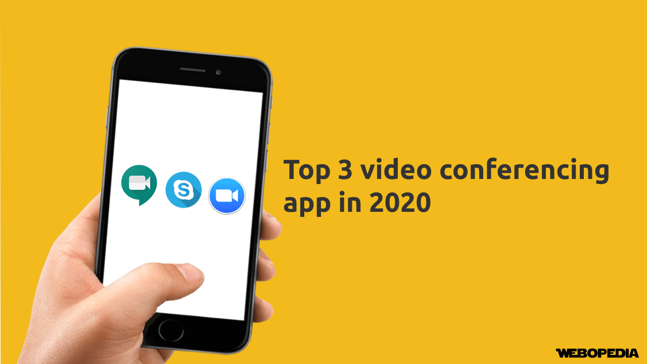 Top 3 video conferencing app in 2020